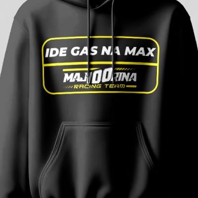 HOODICA “IDE GAS NA MAX” CRNA